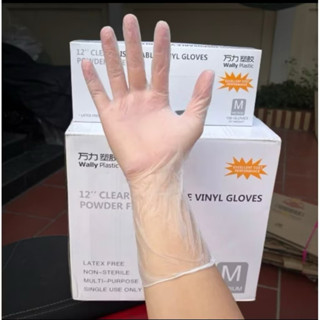  Túi Găng Tay Trong Suốt Dài 30cm  Dùng trong Spa Làm Bánh Chế Biến Thực Phẩm 