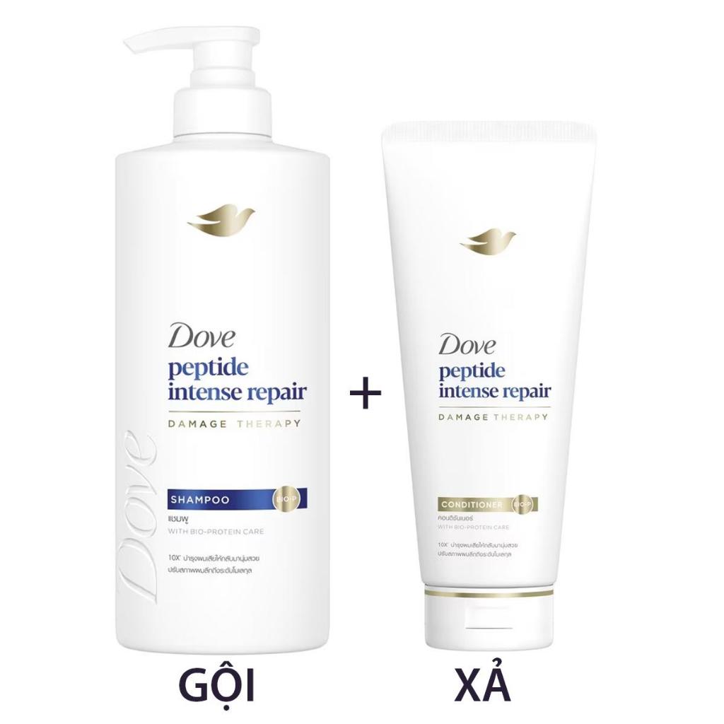Combo Dầu gội đầu DOVE 360 và Dầu xã DOVE 330ml Thái Lan