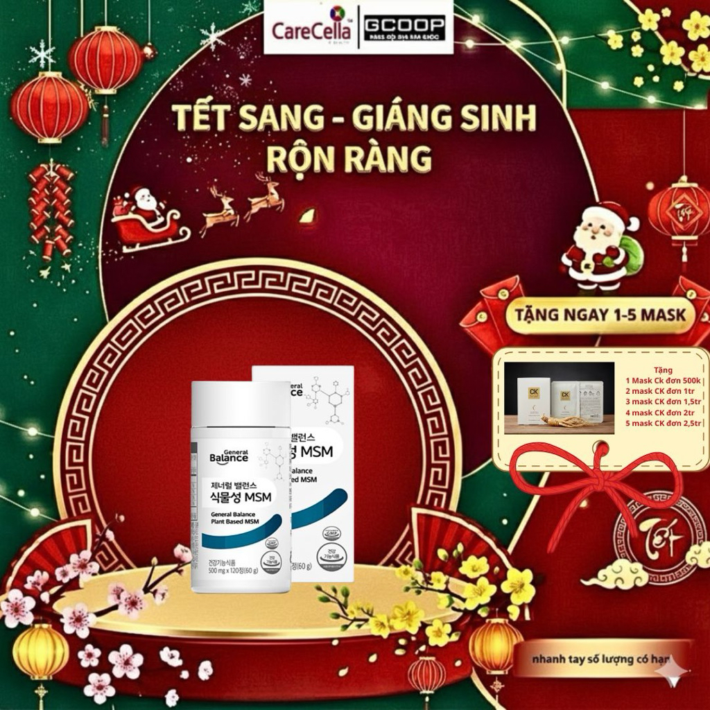 Thực phẩm Bảo Vệ Sức Khỏe General Balance Plant Based MSM