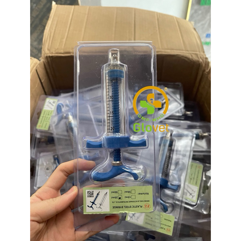 Xi lanh Meka Plastic Steel Syringe chịu nhiệt tốt công nghệ Đức 10ml-20ml