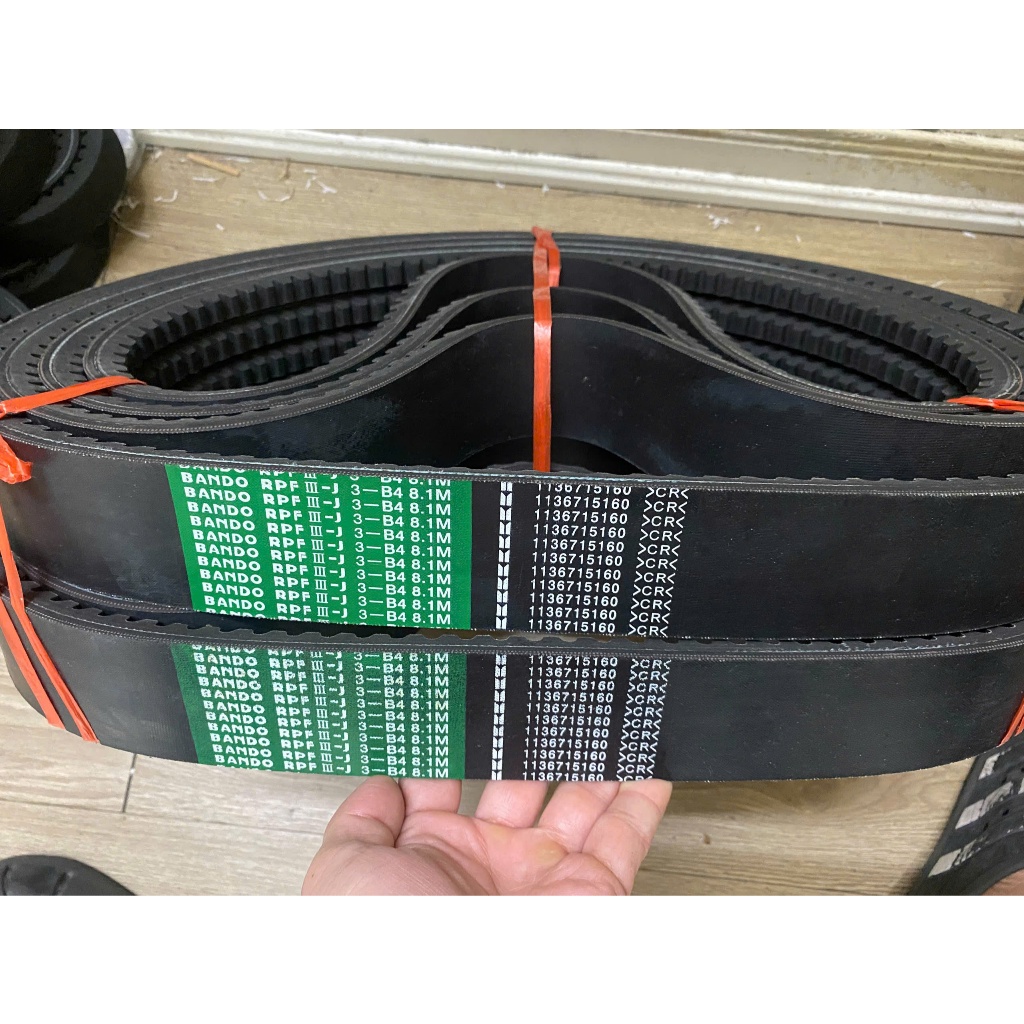 Dây curoa 1136715160 / B48.1M - 3 đỉnh răng - lắp động cơ ISUZU 6HK1 / 6BG1