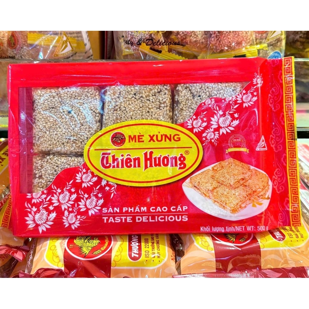 Mè xửng Thiên Hương, mè xửng dạn gói, đặc sản Huế