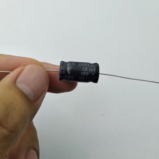 Tụ 12uF 100Vdc Jantzen-Audio Elecap dùng làm tụ xả l o a bass, phân tần l oa mid, giá 1 con