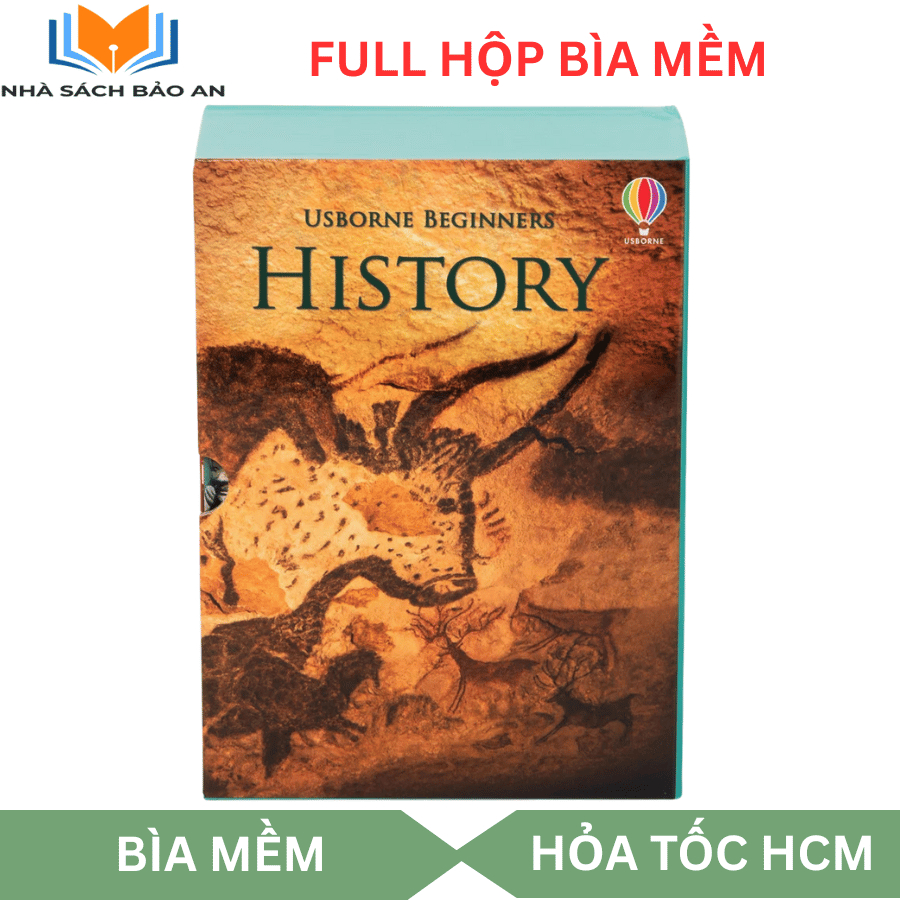 Sách - Usborne Beginner History 10 cuốn full boxset bìa mềm
