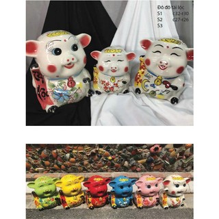 Heo đứng đựng tiền Bát Tràng siêu dễ thương