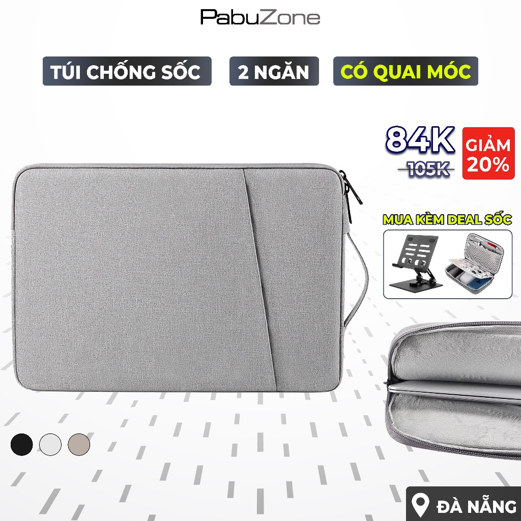 [XẢ HÀNG] Túi Chống Sốc Laptop 13 14 15.6 Inch  Chống Shock Đựng Vừa Macbook M1 M2 Cho Nam Nữ Da Pu