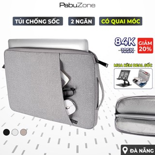 Túi Chống Sốc Laptop 13 14 15.6 Inch Cho Nam Nữ Đủ Size Chống Sốc Đựng Macbook Air M1 M2 Da Pu