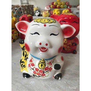 Heo đứng đựng tiền Bát Tràng siêu dễ thương