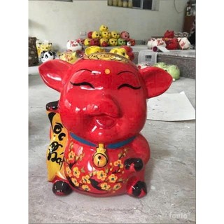 Heo đứng đựng tiền Bát Tràng siêu dễ thương