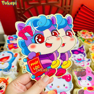 Bao Lì Xì Chibi Tết 2026  Bính Ngọ Nhiều Mẫu Phản Quang Chi Bi Đa Dạng Mẫu Lì Xì Độc Lạ - Đồ Chơi PUKAPI