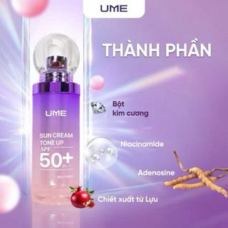 Kem Chống Nắng Nâng Tông UME Ngọc Trinh, Kem Chống nắng cho mặt SPF 50+