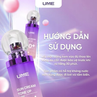 Kem Chống Nắng Nâng Tông UME Ngọc Trinh, Kem Chống nắng cho mặt SPF 50+
