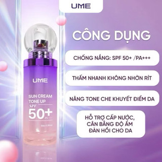 Kem Chống Nắng Nâng Tông UME Ngọc Trinh, Kem Chống nắng cho mặt SPF 50+