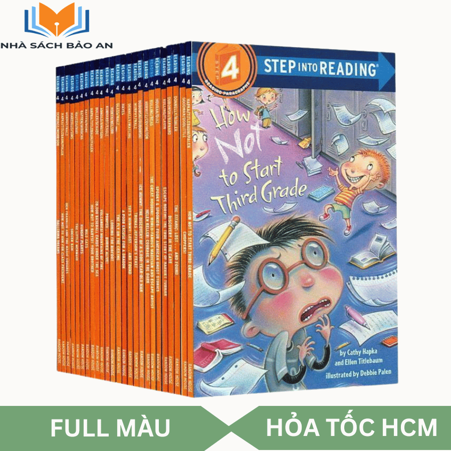Sách - Step into reading Level 4 , 27 books