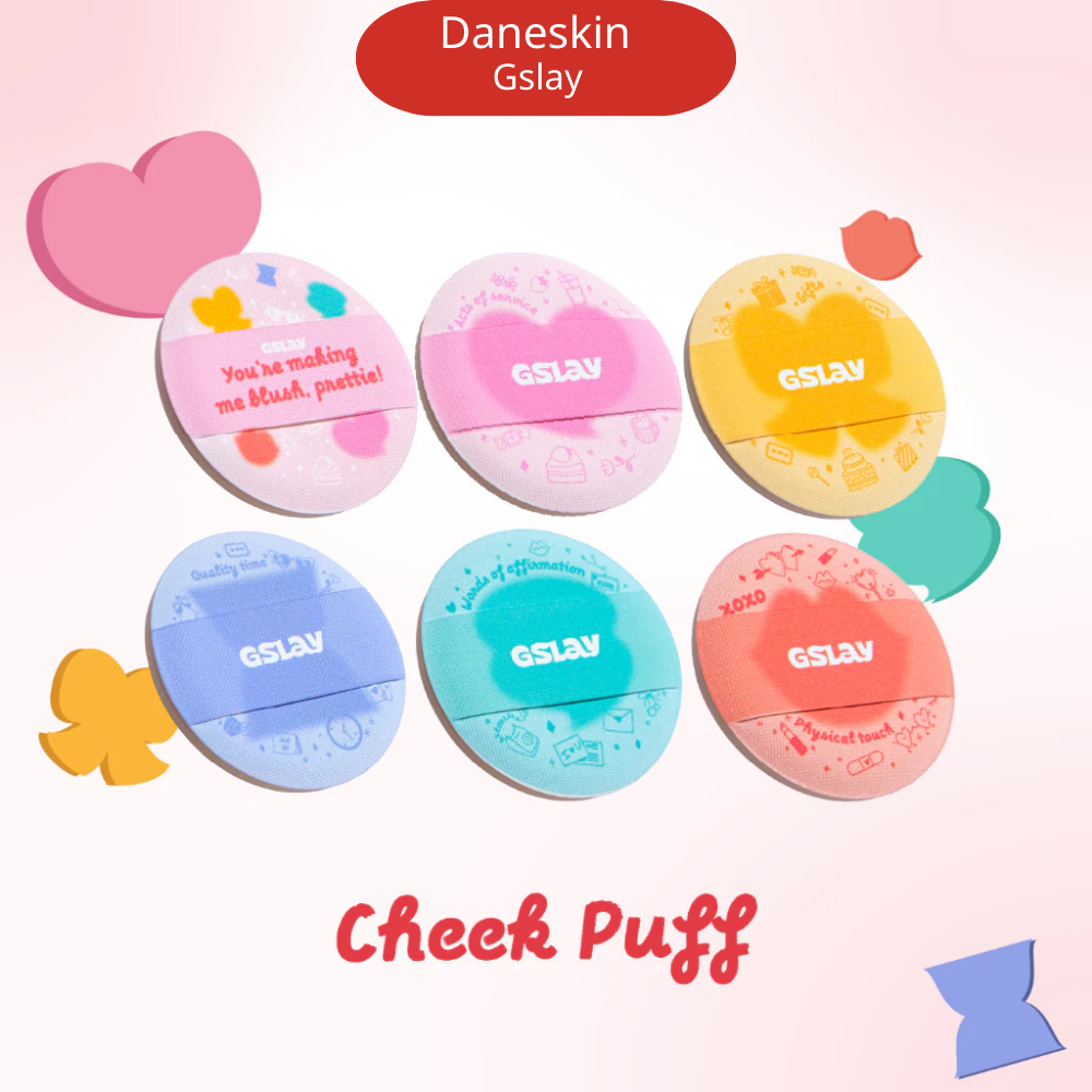 Mút Trang Điểm Mini Đánh Má Hồng Tiện Lợi - GSLAY Cheeky Puff - Shop Giao Màu Ngẫu Nhiên