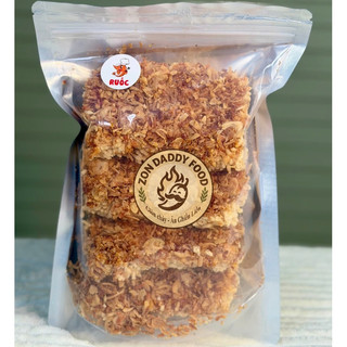 Cơm Cháy Ruốc Chà Bông Giòn Rụm Túi Zip 500g Ăn Vặt Nhà Làm