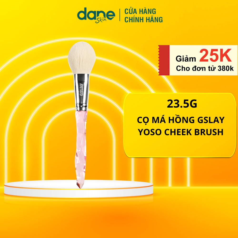 Cọ Má Hồng GSLAY YOSO Cheek Brush Lông Cọ Mềm Mượt, Tán Phấn Đều Màu 23,5g -Shop Giao Màu Ngẫu Nhiên