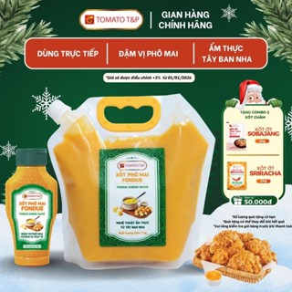  Sốt phô mai Fondue chấm bánh que bánh mì thịt nướng hải sản - Tomato T&P 