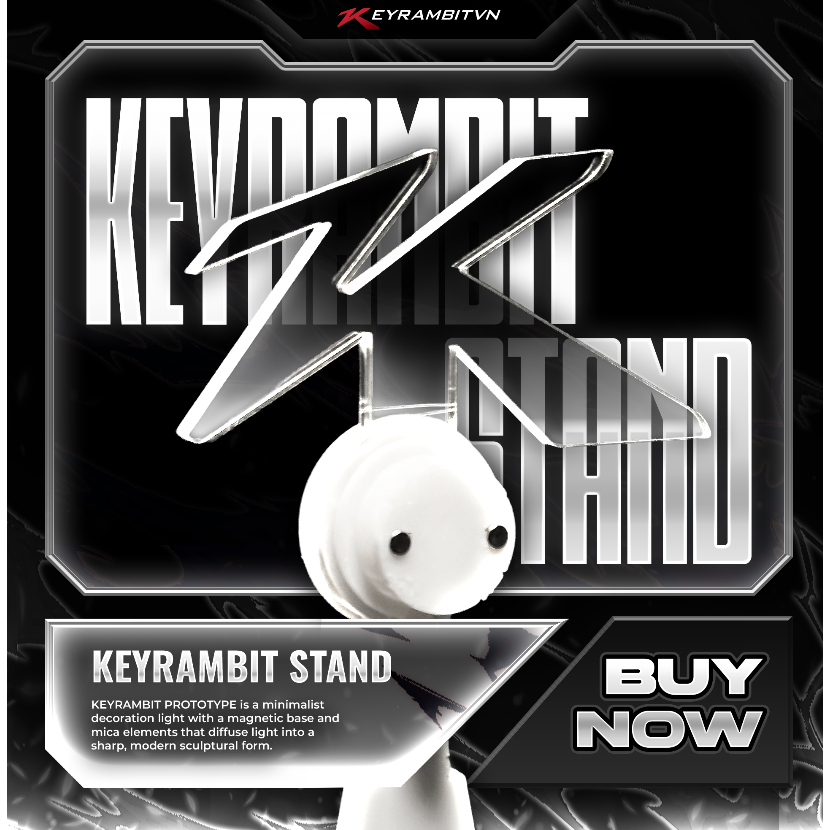 [ĐẾ KEYRAMBIT] Keyrambit Stand – Đế Nam Châm Trưng Bày Keyrambit Tự Phát Sáng – Keyrambitvn