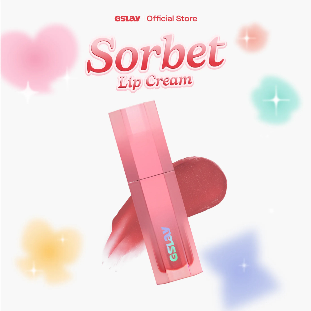 Son Kem Lì Thuần Chay Giữ Màu Lâu Trôi GSLAY Sorbet Lip Cream 4g