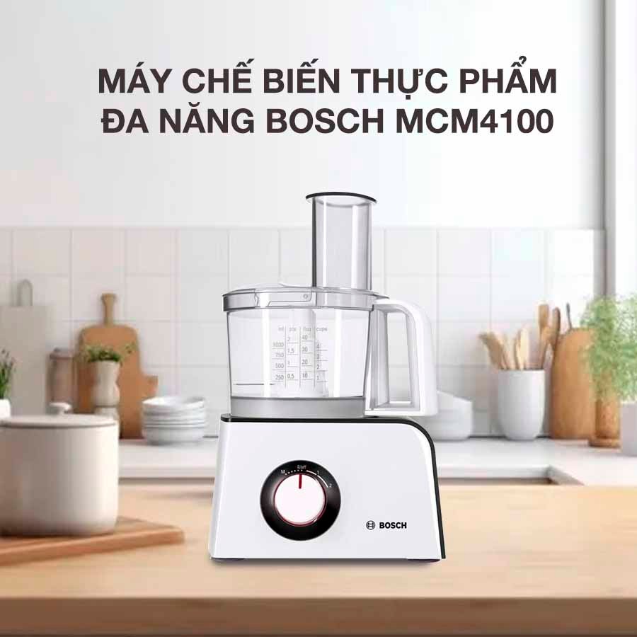[BOSCH] Máy Chế Biến Thực Phẩm Đa Năng Chính Hãng BOSCH MCM4100 - Máy xay đa năng - Bảo hành 2 năm