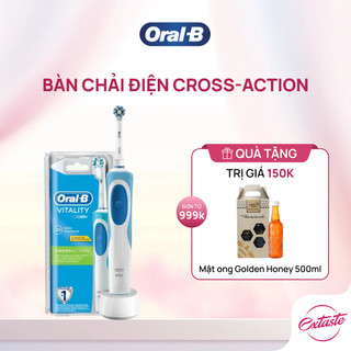  Bàn chải điện Oral B Vitality Plus Power Toothbrush làm sạch mảng bám sâu trong từng kẽ răng 