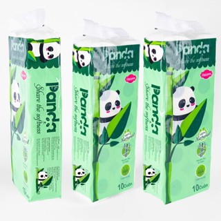  30 Cuộn Giấy Gấu Trúc PANDA dai mềm mịn 3 lớp chất lụa trắng êm mềm dịu không mùi không hương liệu an toàn 