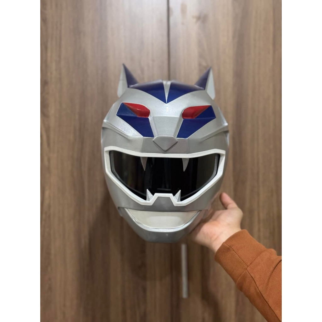 Mũ đồ chơi Siêu Nhân Gao Bạc in 3d