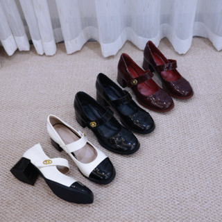  Giày tiểu thư 5133 đế cao 4.5cm QCCC  Wood Shoes  