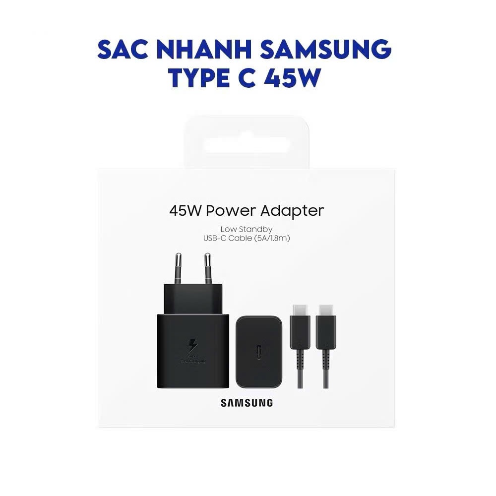 Củ Sạc Nhanh Samsung 45W Super Fast Charging EP-T4511 Chính Hãng
