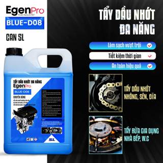 Tẩy Dầu Nhớt Đa Năng EgenPro 5 Lít - Motobike Cleaner Oil Rửa Sên Xe, Lốc Máy, Sườn xe (Fantom cũ)