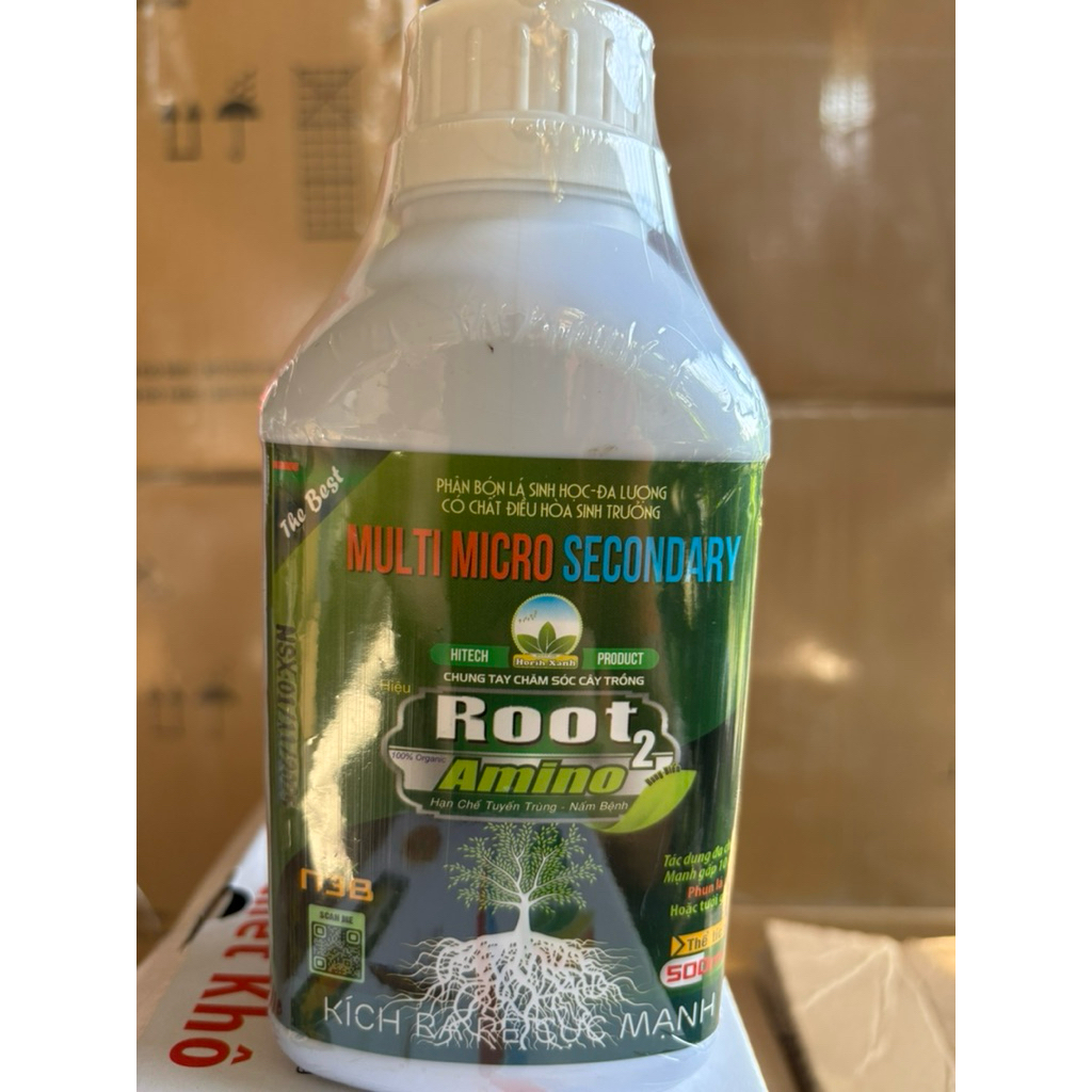 Combo 2 chai Root 2 Amino 500ML: Kích ra rễ cực mạnh, hạn chế thối rễ
