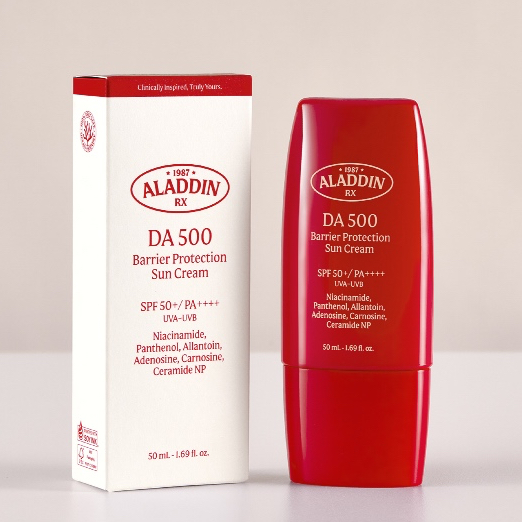 Kem chống nắng phổ rộng ALADDIN RX DA500 BARRIER PROTECTION SUN CREAM SPF 50+ PA++++ 50ml