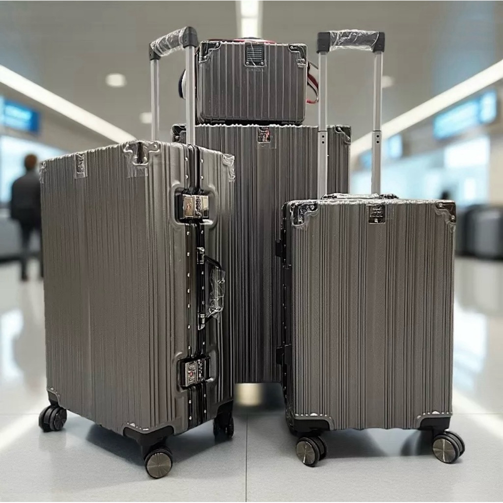  VALI KHUNG NHÔM TRANG ĐOÀN - ẢNH THẬT 2 ngăn kín có ngăn chống nước  có khay để cốc - TẶNG BỌC VALI và TÚI ĐỰNG GIẦY 