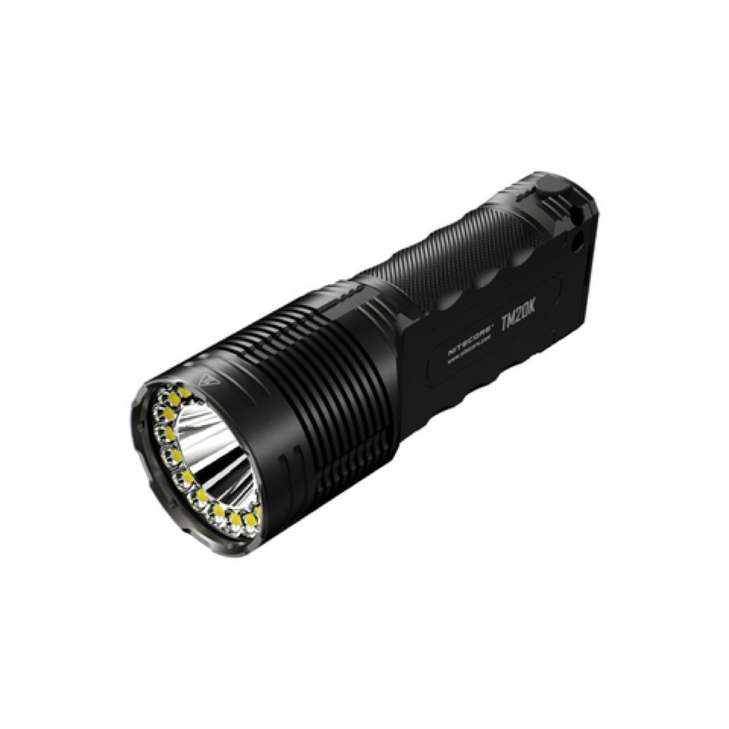 Đèn pin tác chiến NITECORE TM20K sáng 20.000 lumens chiếu xa 290m pin 9.600mAh công tắc phản ứng nha