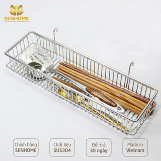  Rổ đựng đũa muỗng thìa inox 304 Senhome SH-OD33 