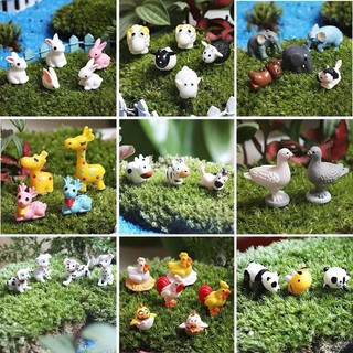 Thỏ Trắng Tai Hồng Mini Ngây Thơ - 5 con, Làm Phụ Kiện Trang Trí Tiểu Cảnh, 𝐓𝐞𝐫𝐫𝐚𝐫𝐢𝐮𝐦