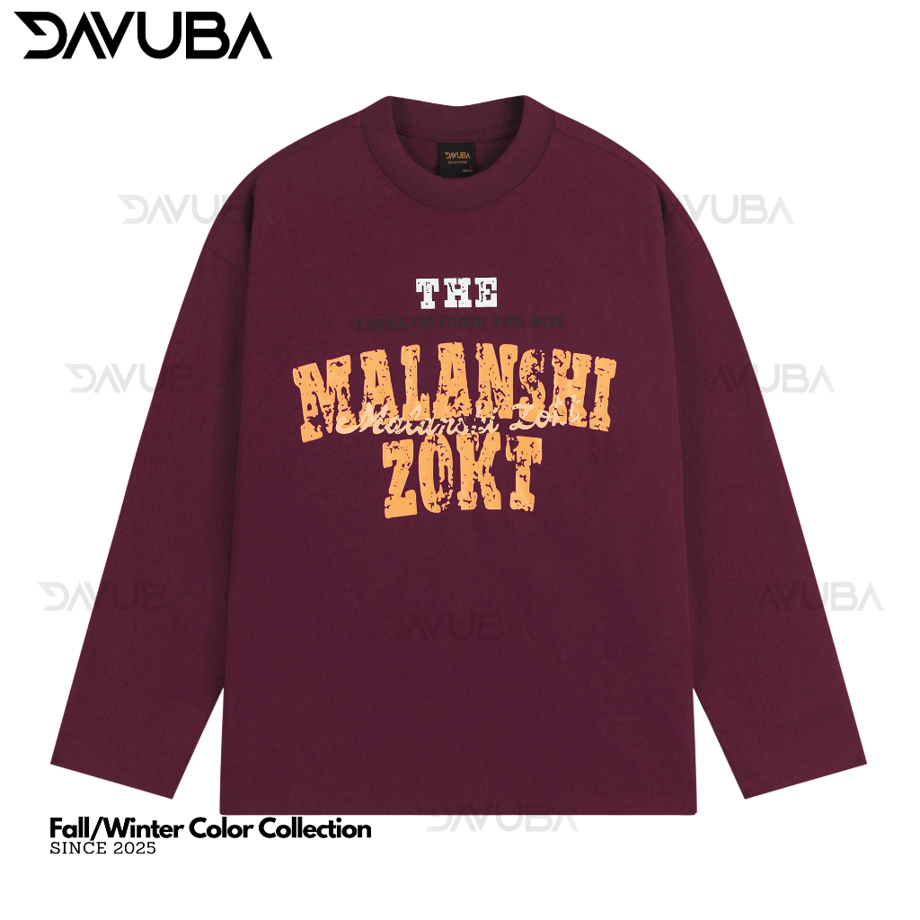 [Deal mở bán] [DAVUBA] Áo Thun Dài Tay Malanshi Long Tee 300gsm nam nữ SM163 | BigBuy360 - bigbuy360.vn