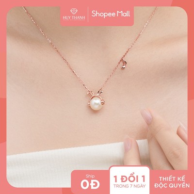 RABBIT TALES - Dây chuyền Vàng 10K Ngọc Trai J-Rabbit DCBTCC112 Huy Thanh Jewelry