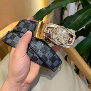 Thắt lưng nam mặt xoay, dây lưng khoá tự động thời trang