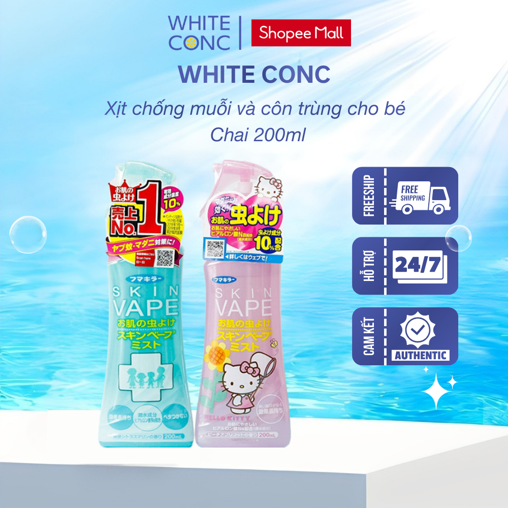 Xịt ch.ống muỗi và côn trùng Nhật Bản - Chai 200ml