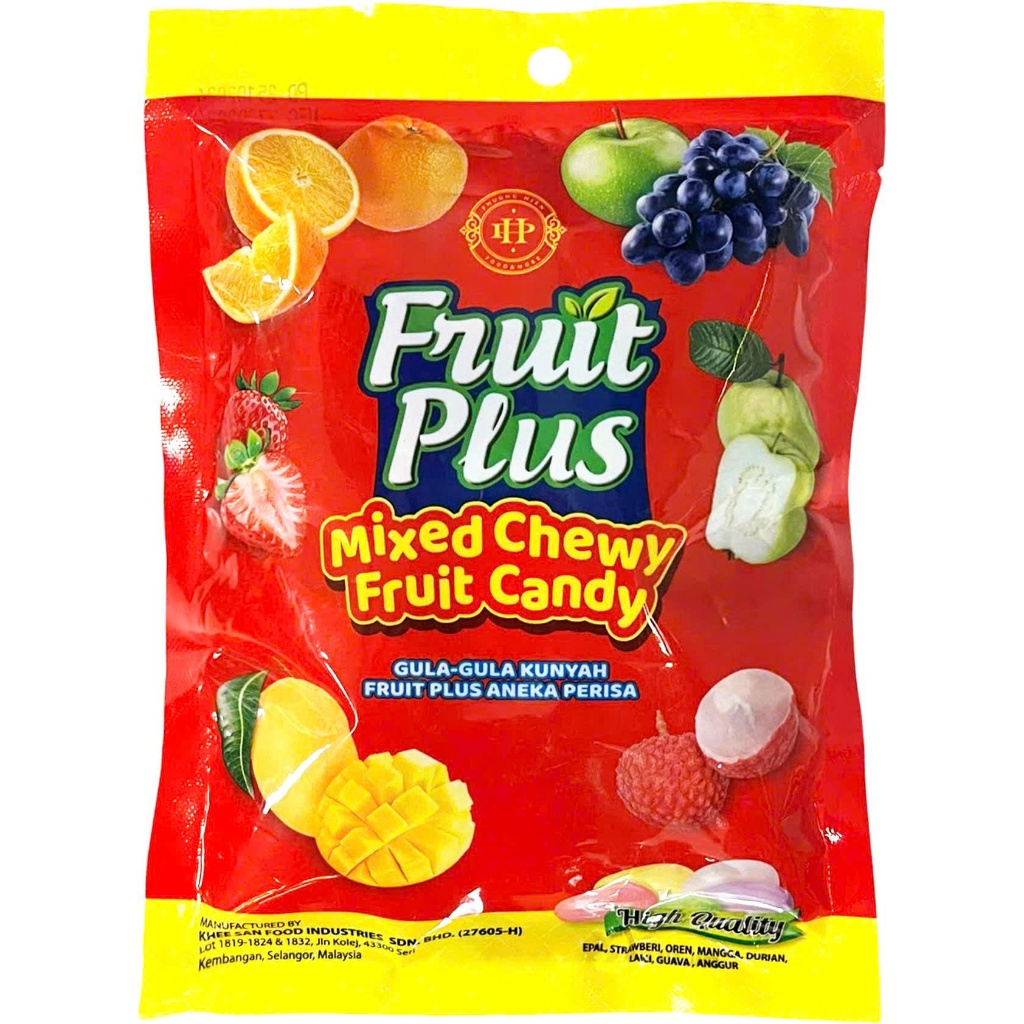 [ PH Food ] Kẹo mềm Fruit Plus hỗn hợp 90g - gói
