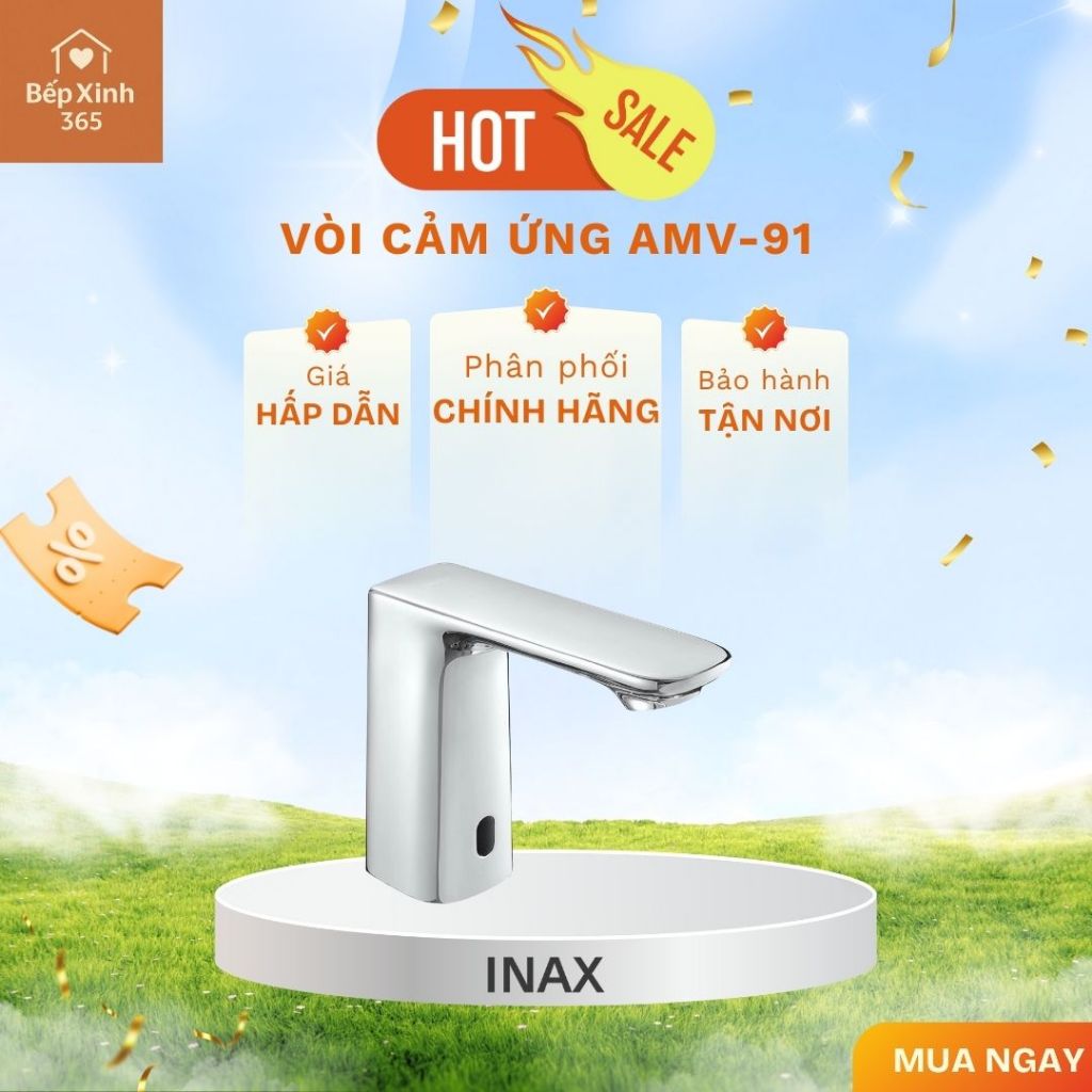Vòi cảm ứng INAX AMV-91 - Công Nghệ Nhật Bản, Độ Bền Ổn Định