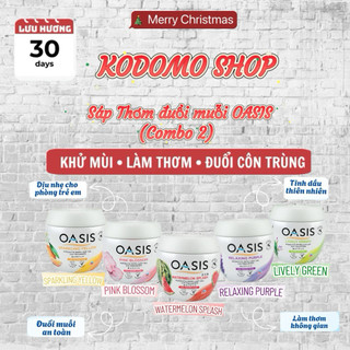 SÁP THƠM PHÒNG ĐUỔI MUỖI OASIc COMBO 2 VIÊN