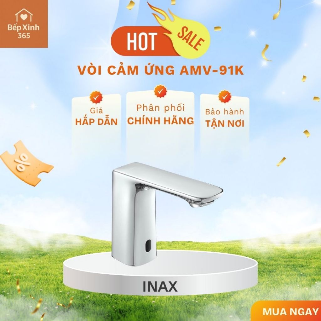 Vòi Cảm ứng INAX AMV-91K - Thiết Kế Tối Giản, Tinh Tế Và Hiện Đại