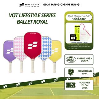 Vợt pickleball Facolos Lifestyle series Ballet Royal  16MM  – Bề mặt carbon siêu bền siêu xoáy 