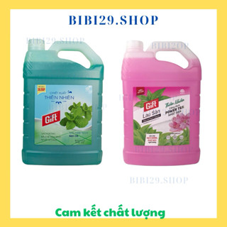  Nước lau sàn Gift hương bạc hà  lily  Iris  pink sakura chai 3,8kg 