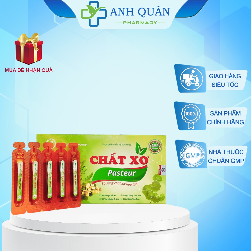 [CHÍNH HÃNG] Chất xơ Pasteur hỗ trợ bổ sung chất xơ, giảm táo bón ở trẻ em và bà bầu, người ít ăn ra