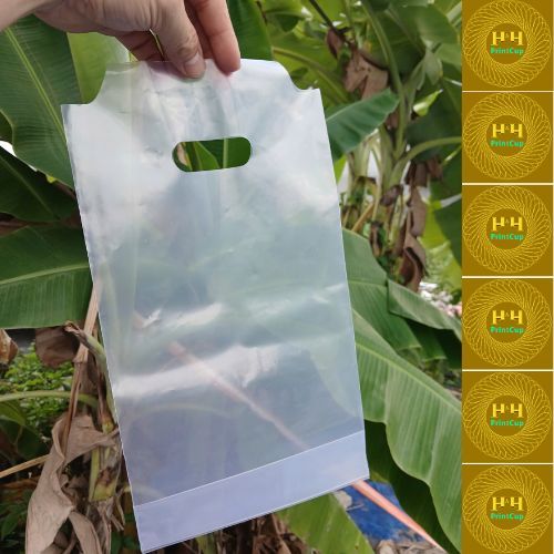 Túi trà sữa 1 ngăn, 2 ngăn có vách ngăn nhựa PP dẻo, dai, đựng 1 ly, 2 ly tiện lợi mang đi