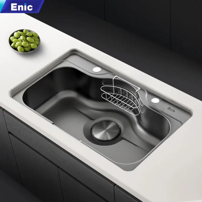 Bồn rửa chén một ngăn Enic MB09/MB06/MV07 rộng rãi, thoát nước nhanh, không ứ đọng